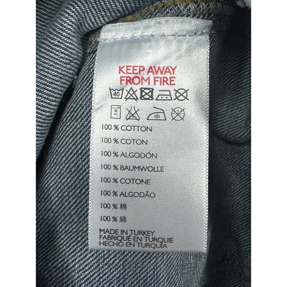BDG Urban Outfitters Women's Baggy Cargo Blue  Jeans - Size 25x32 (24x30)* - Picture 4 of 4